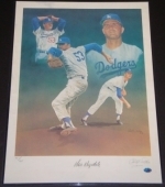 Don Drysdale 16x20 Autographed Pelusso (Los Angeles Dodgers)